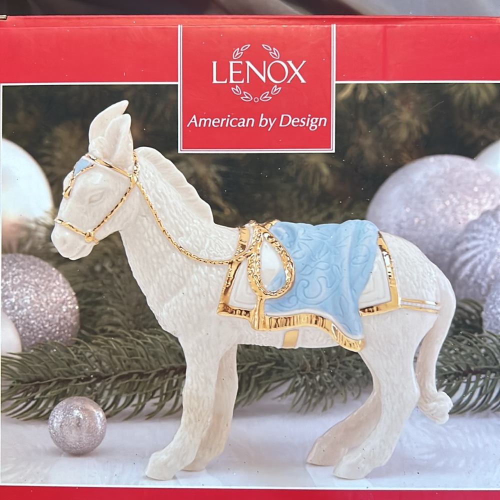 Lenox nativity donkey